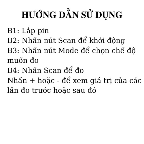 Nhiệt kế hồng ngoại đo trán độ chính xác cao an toàn với cơ thể - Tăng pin