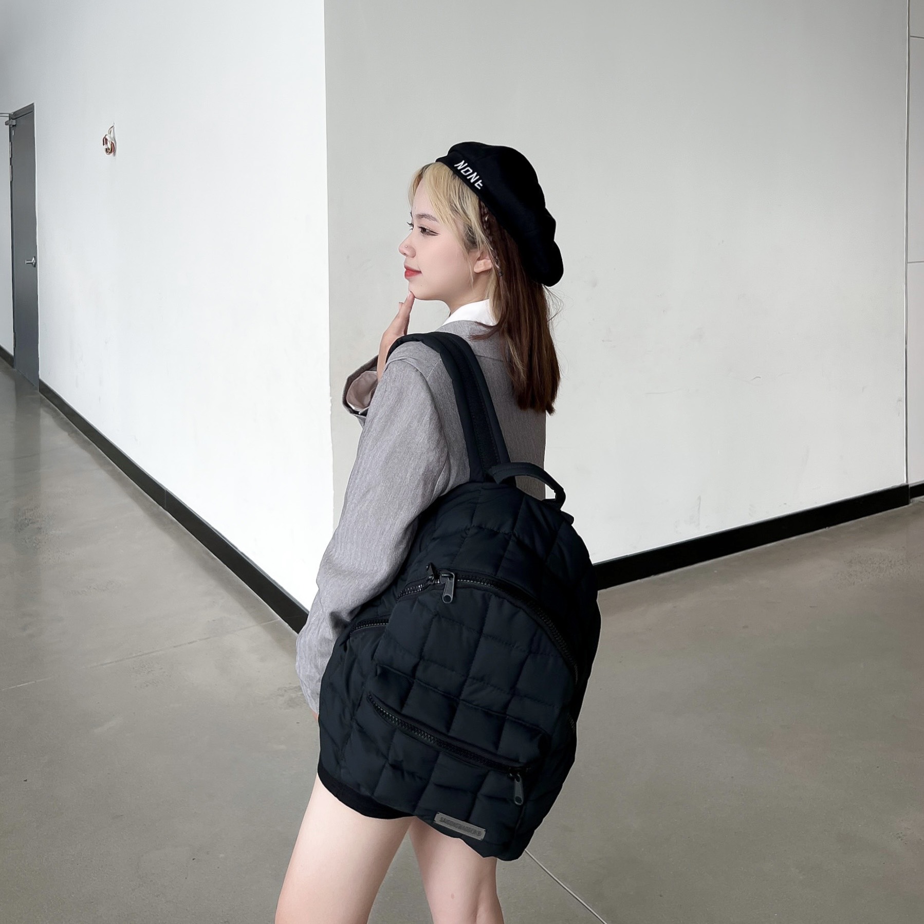 Balo Mini Chần Bông SAIGON SWAGGER NOIR PUFFER BACKPACK