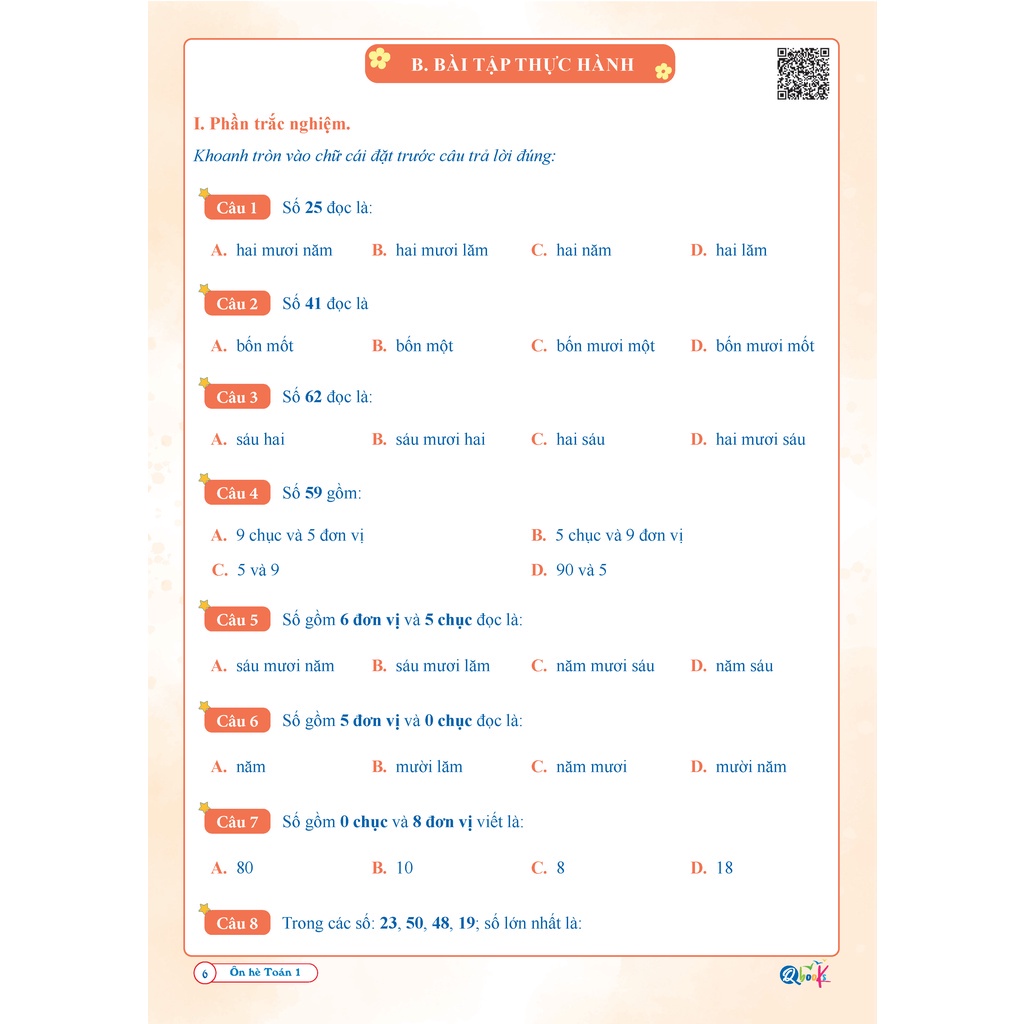 Sách - Combo Ôn Hè Toán và Tiếng Việt 1 - Chương Trình Mới - Dành cho học sinh lớp 1 lên 2