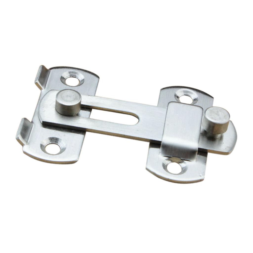 2X Gate Garden Door Shed Slide Latch Lock Screws Heavy Duty Stainless Steel
