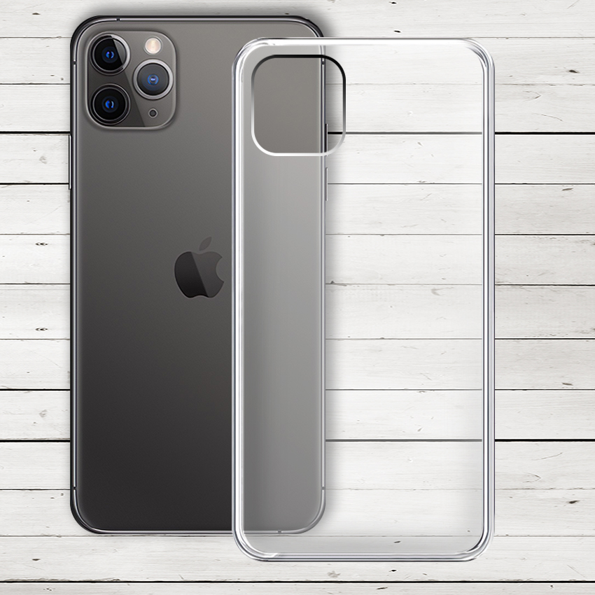 Ốp lưng cho Iphone 11 Pro Max - 01242 - Ốp dẻo trong - Hàng Chính Hãng