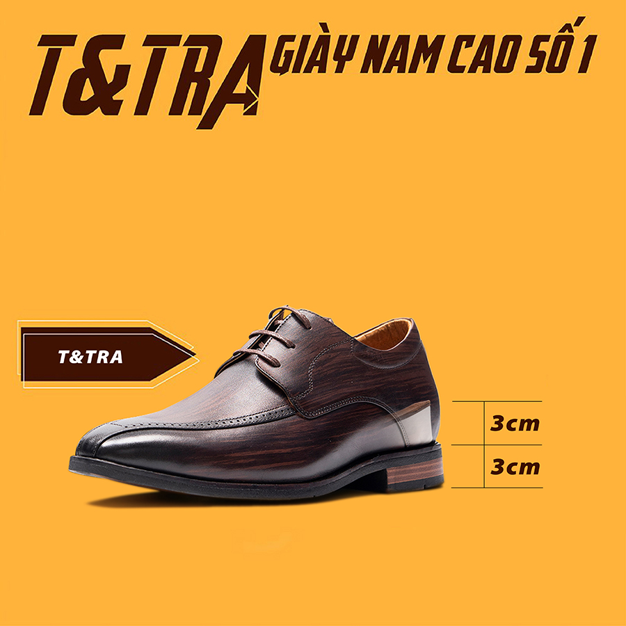 [ 6CM ] Giày Tăng Chiều Cao Nam T&amp;TRA A200NT