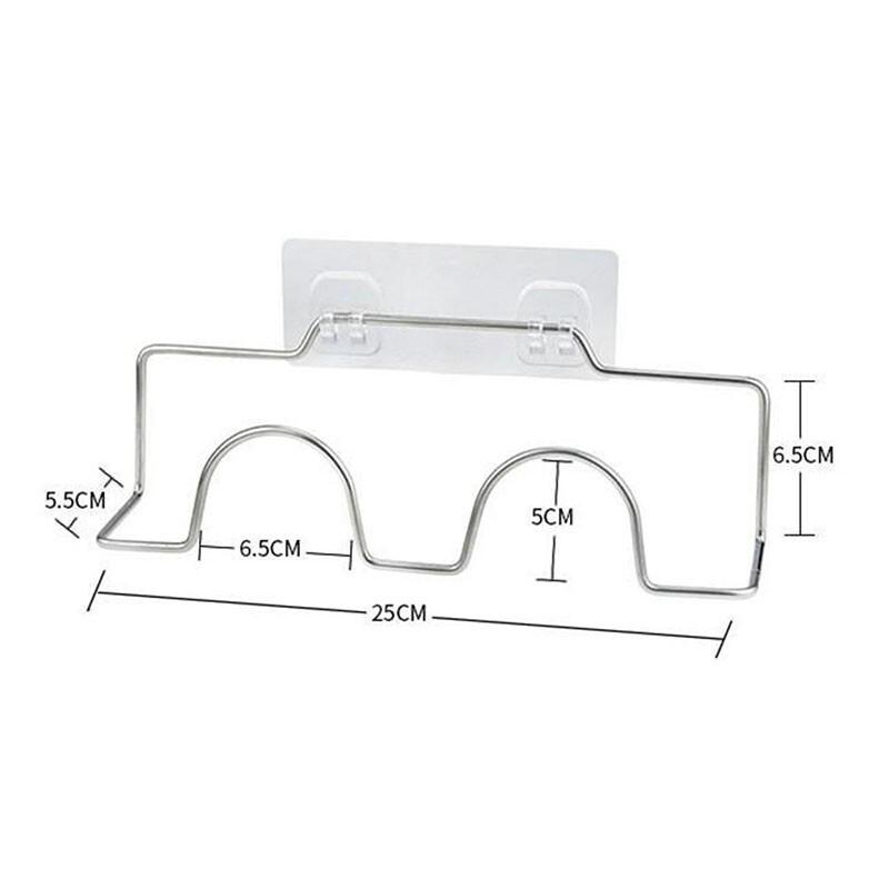 Kệ Để Giày Dép Inox Dán Tường Treo Đồ Cao Cấp Đa Năng - Tặng Kèm Miếng Dán Tường Siêu Chắc