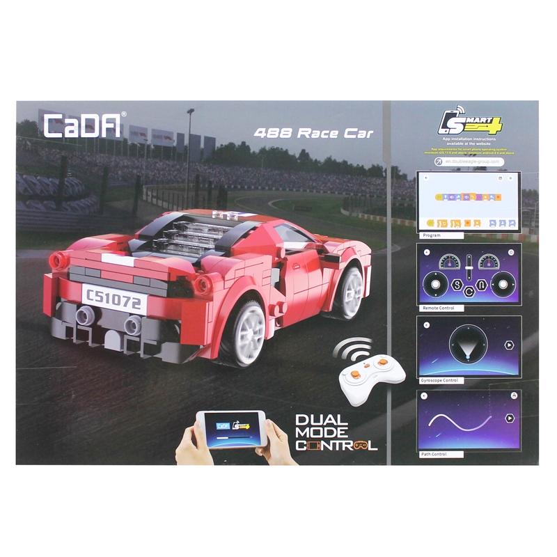 Đồ Chơi Lắp Ráp Xe Điều Khiển 488 Race Car - CaDA C51072W