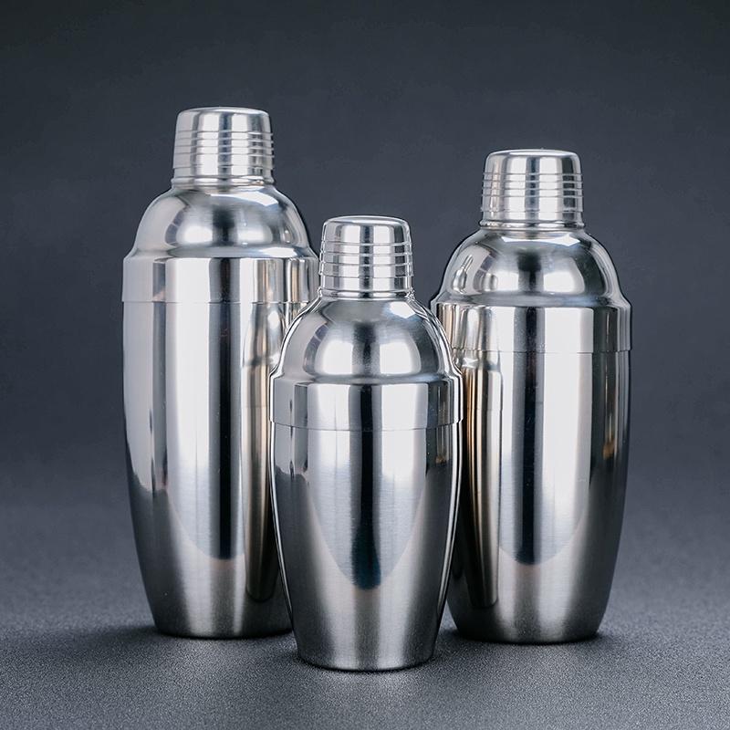 Bình lắc Shaker pha chế cocktail chất liệu inox (350 - 550 - 750 ml)