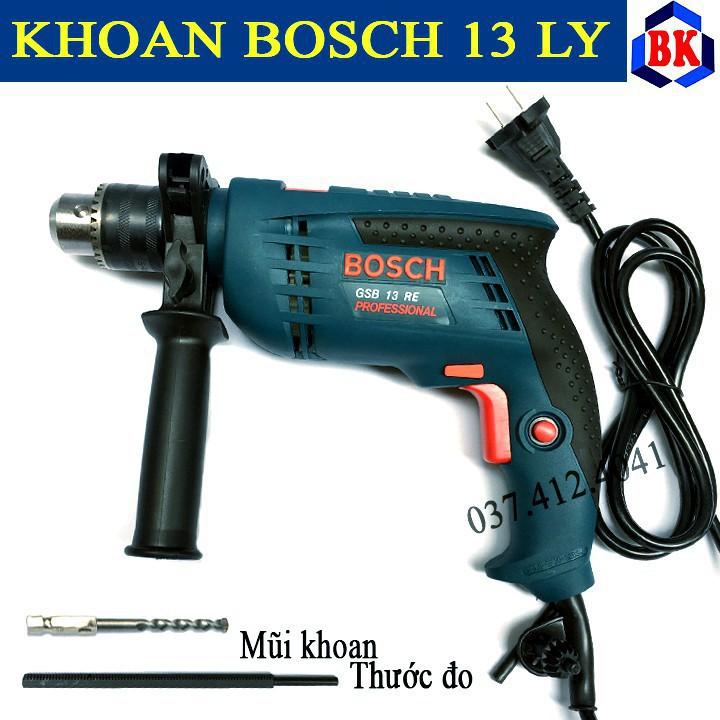 MÁY KHOAN TƯỜNG, SẮT, GỖ BOSCH KHOAN 13 LY - PROFESSIONAL GSB 13RE - BẢO HÀNH TOÀN QUỐC