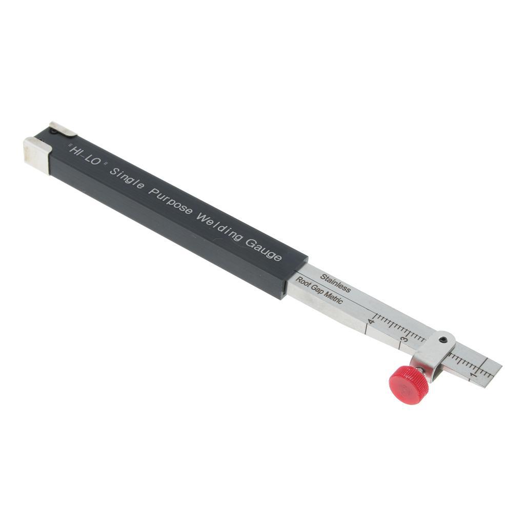 2x Internal Hi-Lo Gage Single Purpose Metric Measurement Welding Gauge Gage Test Tool, Stainless Steel , Black&Silver