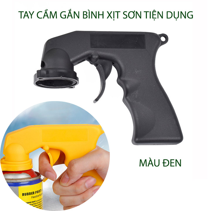 Đầu cò gắn bình xịt sơn dễ dàng, tiện dụng bằng nhựa ABS