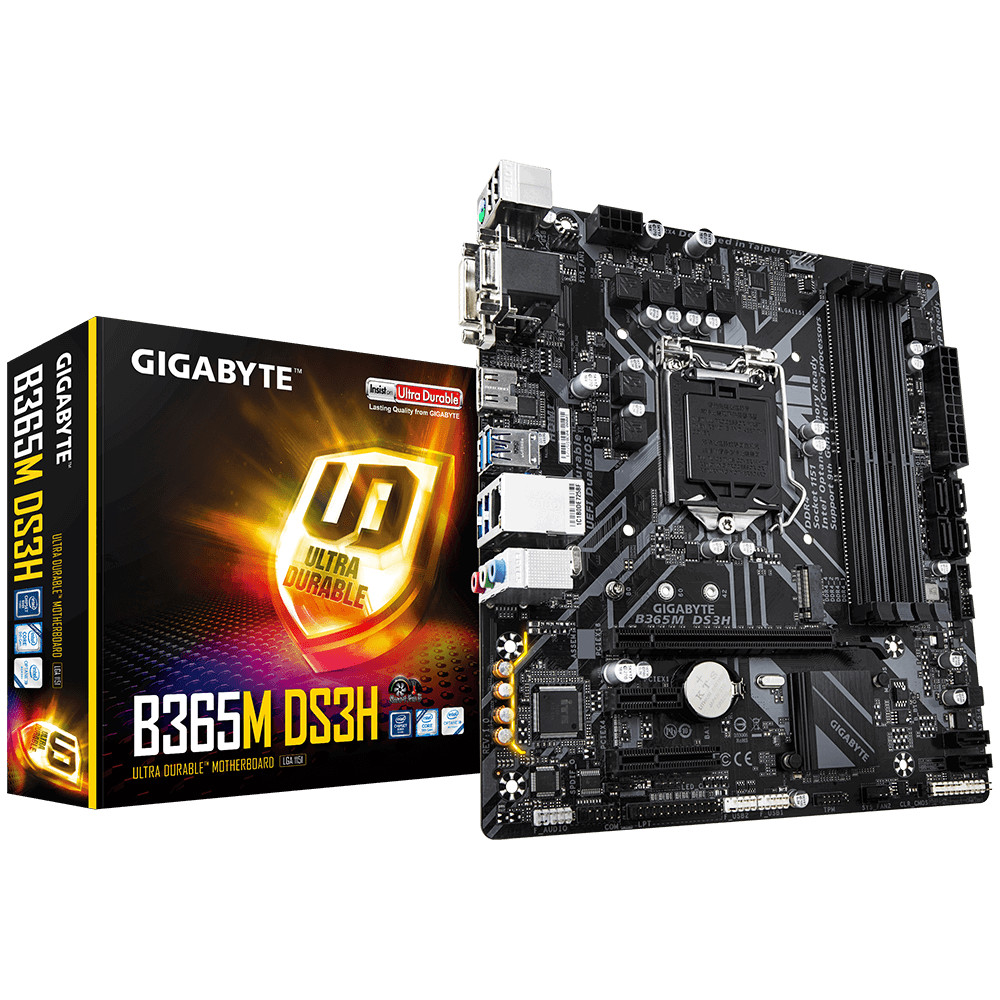 Bo mạch chủ Mainboard Gigabyte GA-B365M DS3H - Hàng Chính Hãng