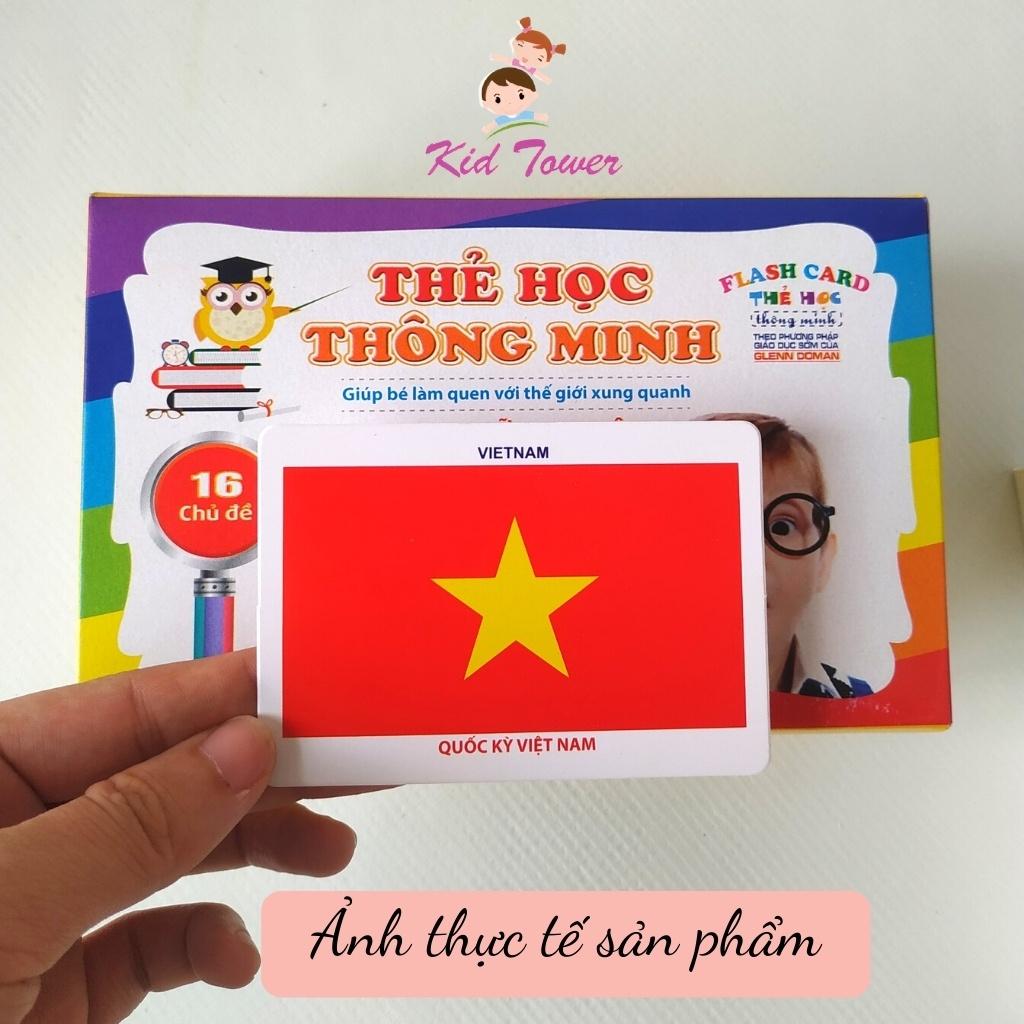 Đồ chơi giáo dục thẻ học thông minh cho bé 16 chủ đề