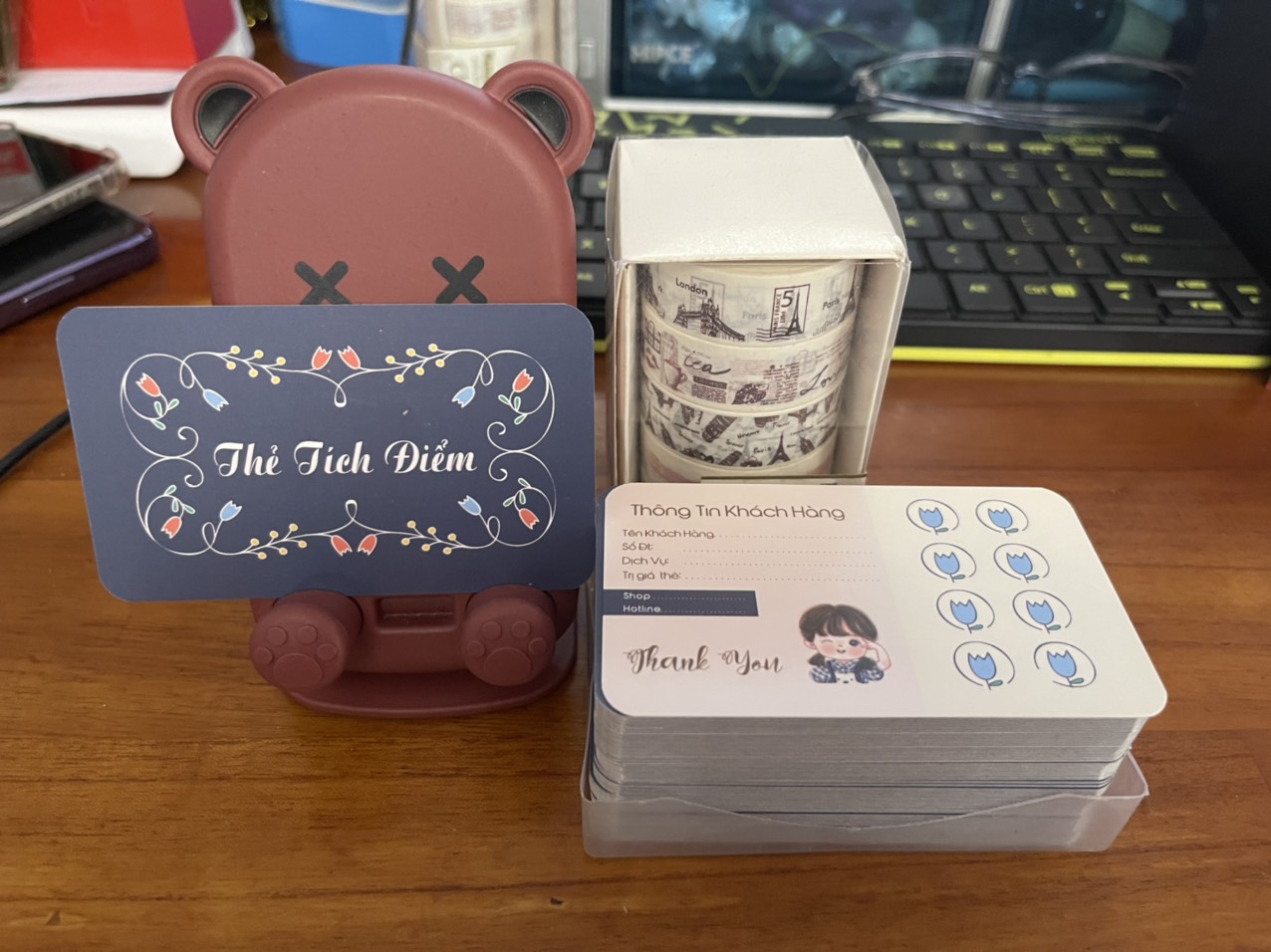 hộp 100 Card tích điểm cho shop