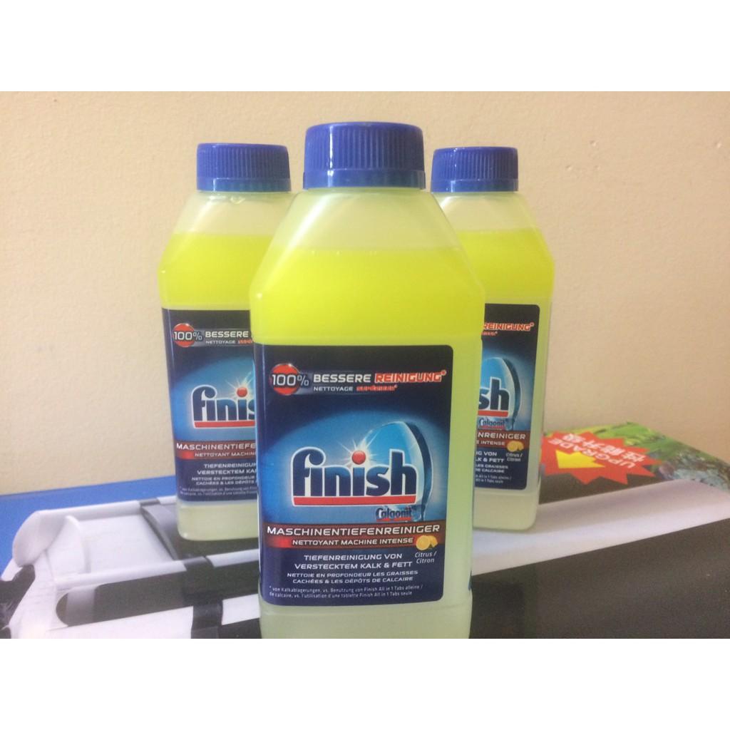 Dung dịch vệ sinh máy rửa chén bát Finish 250ml KHUYÊN DÙNG 3 THÁNG 1 LẦN