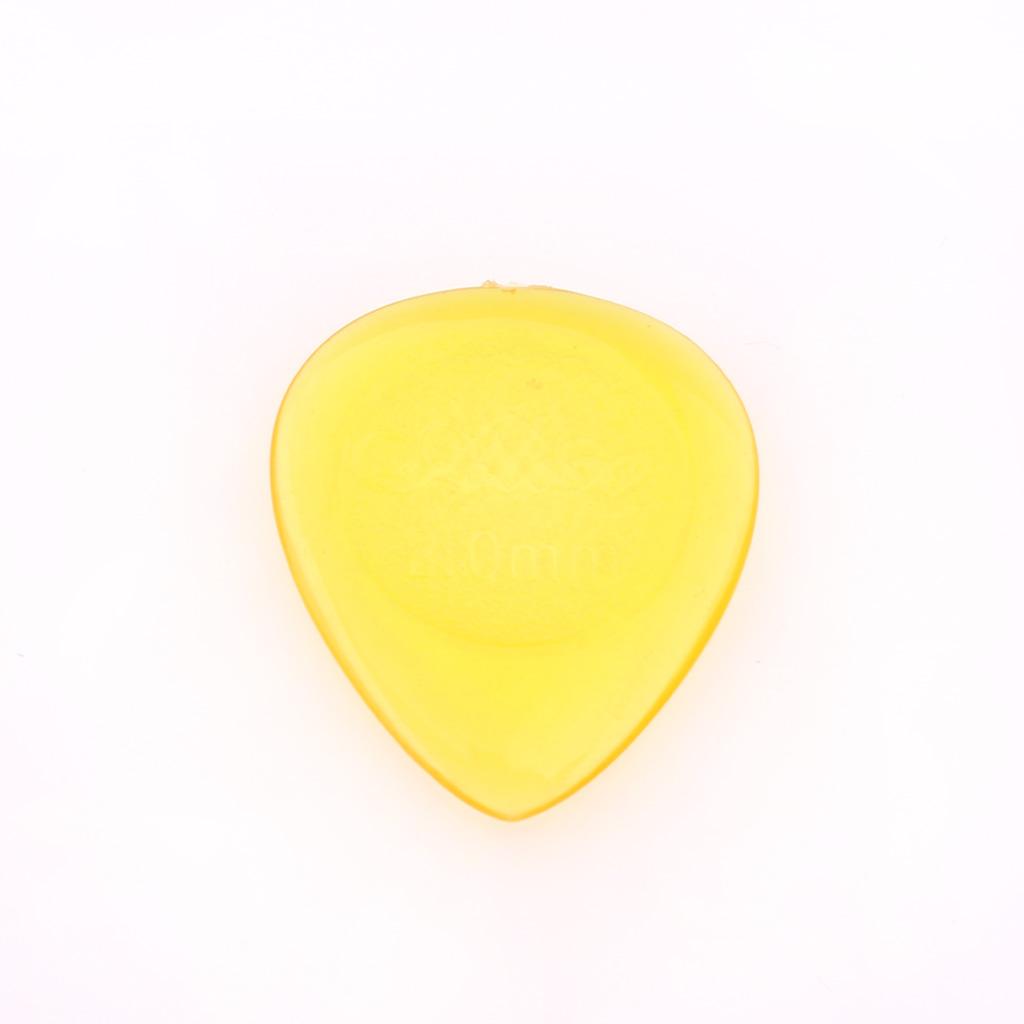 Portable Guitar Pick Plectrum Acoustic Guitar Water Drop Shaped, Pack of 10