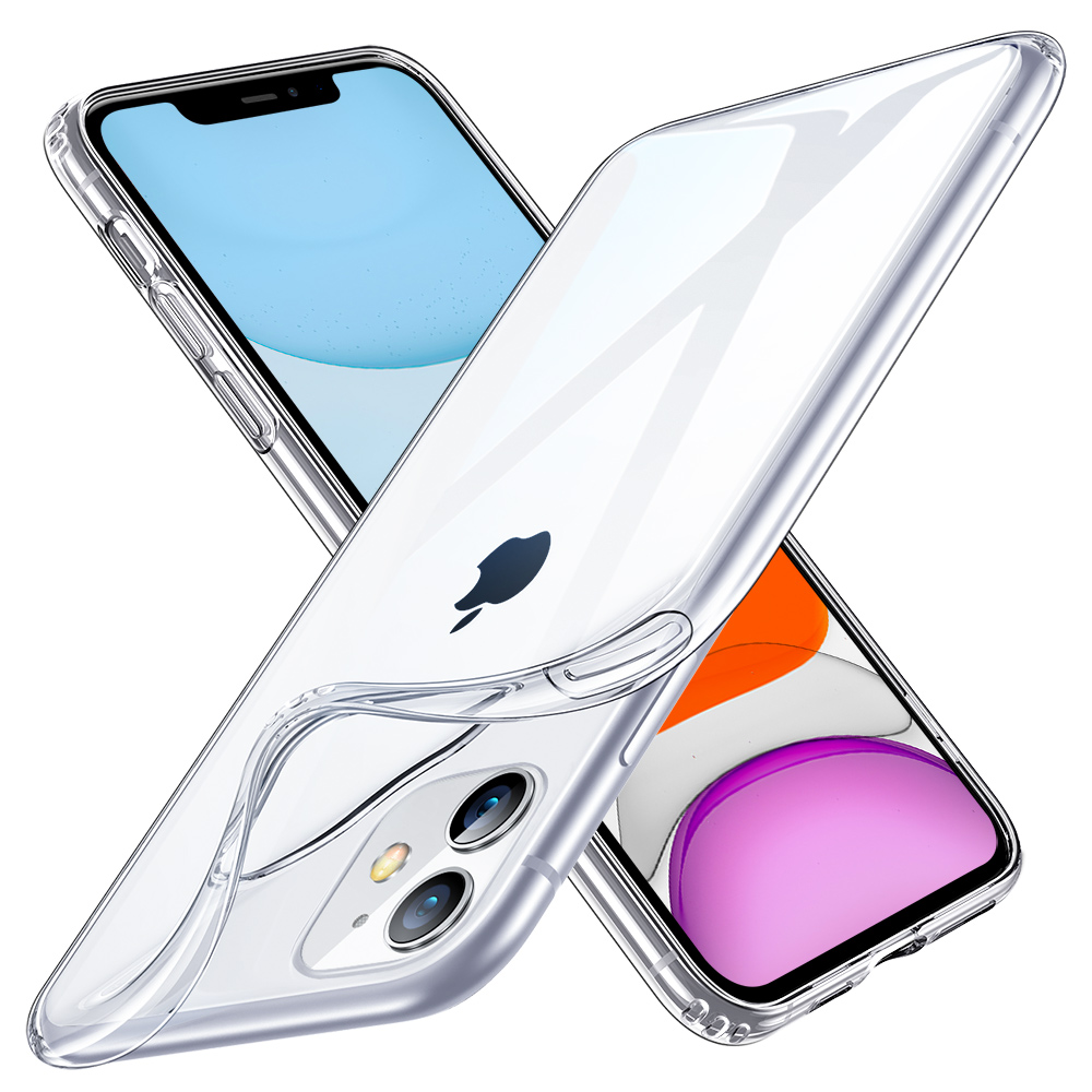 Ốp lưng cho iPhone 11 Silicon trong suốt cao cấp chống trầy xước, chống va đập bảo vệ toàn diện
