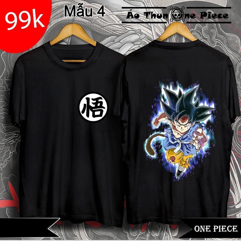 ️️Áo Thun In Hình Dragon Ball - Son GoKu "Bảy Viên Ngọc Rồng" Áo Đen 2 Mặt Cực Ngầu - Áo Thun Mang