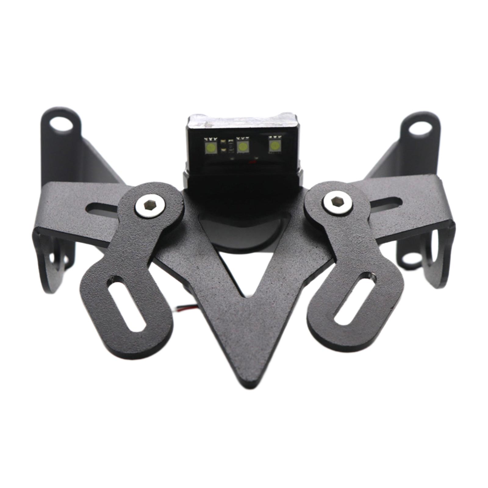 License Plate Holder Bracket w/LED Light Compatible with Honda CB650R 2019+