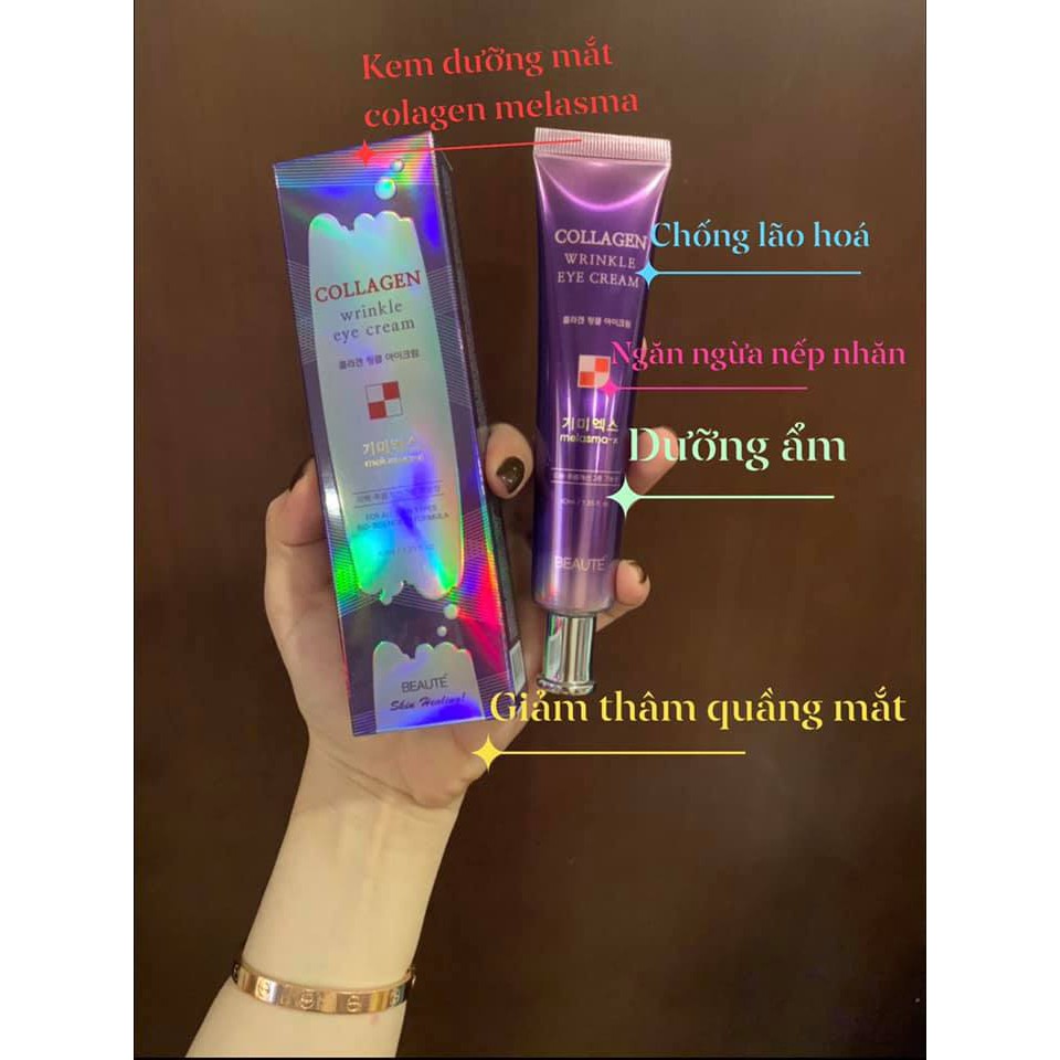 Kem dưỡng mắt collagen Melasma-X Hàn quốc 40ml