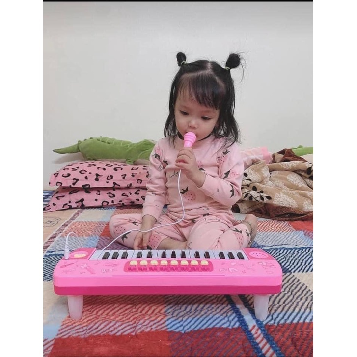 Đồ Chơi Cho Bé Đàn Piano 32 Phím Kèm Micro Chuẩn Âm