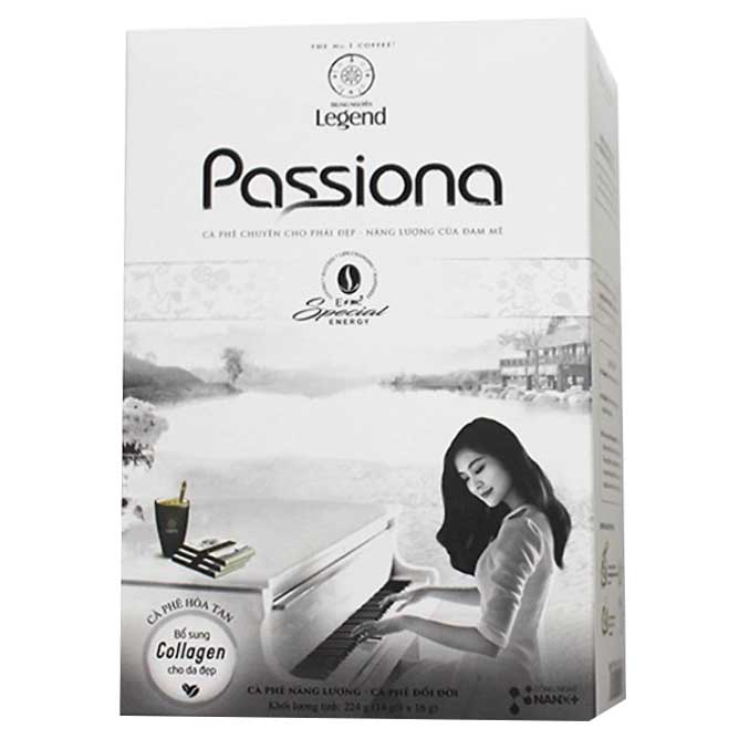 Cà Phê G7 Passiona 4in1 Trung Nguyên (Hộp 14 Gói) - (Giao Ngẫu Nhiên)