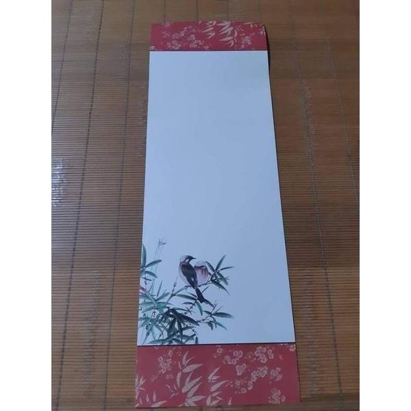 Combo 10 tờ giấy viết thư pháp 20x55cm bao gồm cả nẹp treo