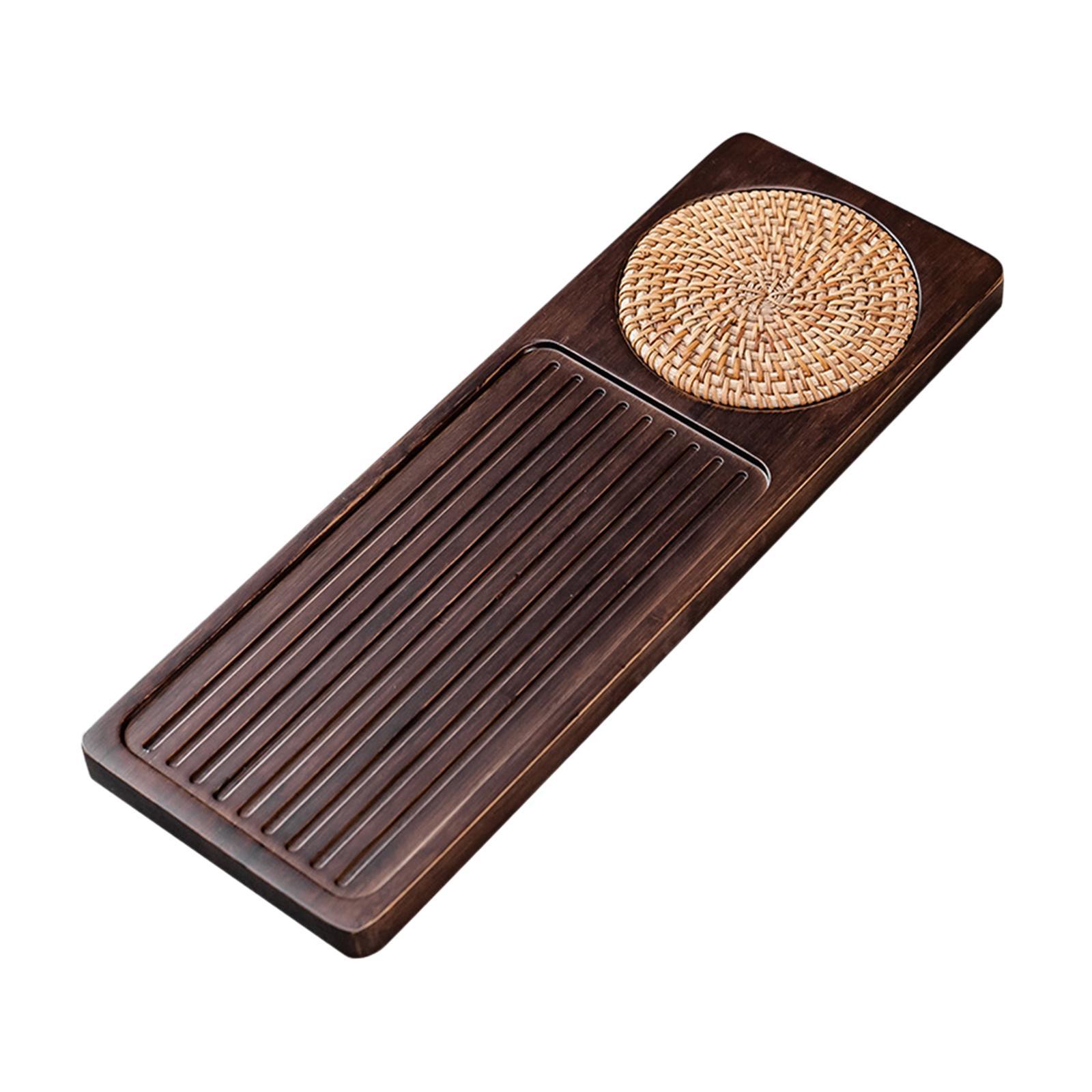 Rectangular Japanese Tea Serving Tray Household Tea Board for Travel Accessories