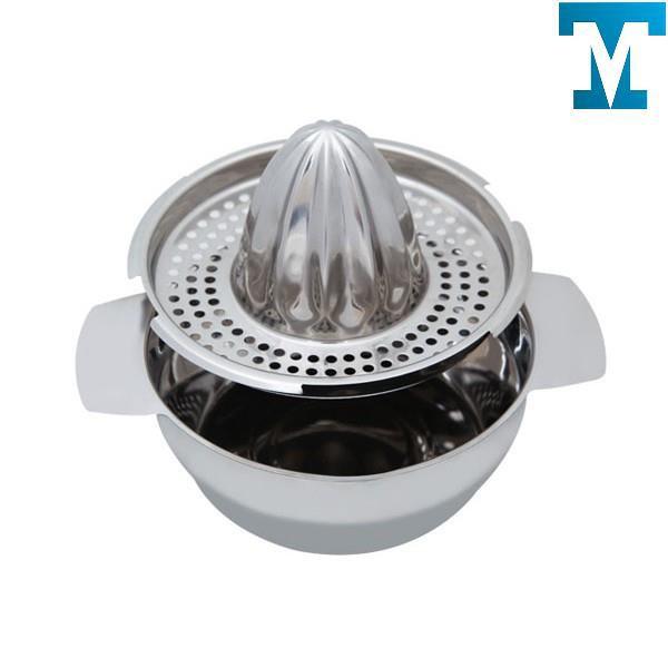 Bộ vắt cam INOX tiện dụng-Nắp vắt cam nhựa Việt Nhật kèm ca đong định mức