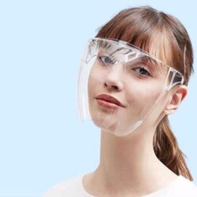 KÍNH chống giọt bắn  FACE SHIELD bảo hộ chống bụi thời trang