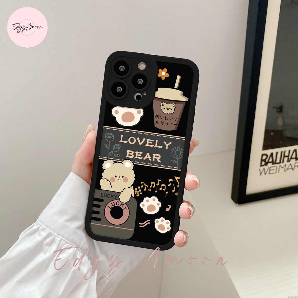 Ốp lưng Iphone chống sốc họa tiết Lovely Bear dành cho Iphone 11 / Phone 11 Pro / Iphone 11 Pro Max / Iphone 12 / Iphone 12 Pro / Iphone 12 Pro Max / Iphone 13 / Iphone 13 Pro / IPhone 13 Pro Max / Iphone 14/ Iphone 14 Pro / Iphone 14 Pro Max