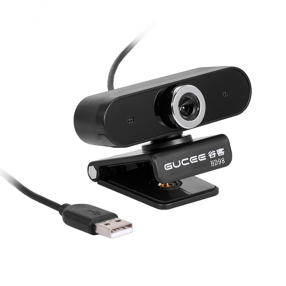 Webcam Gucee HD98 xoay 360 độ , 12 MP, lấy nét bằng tay , tích hợp micro