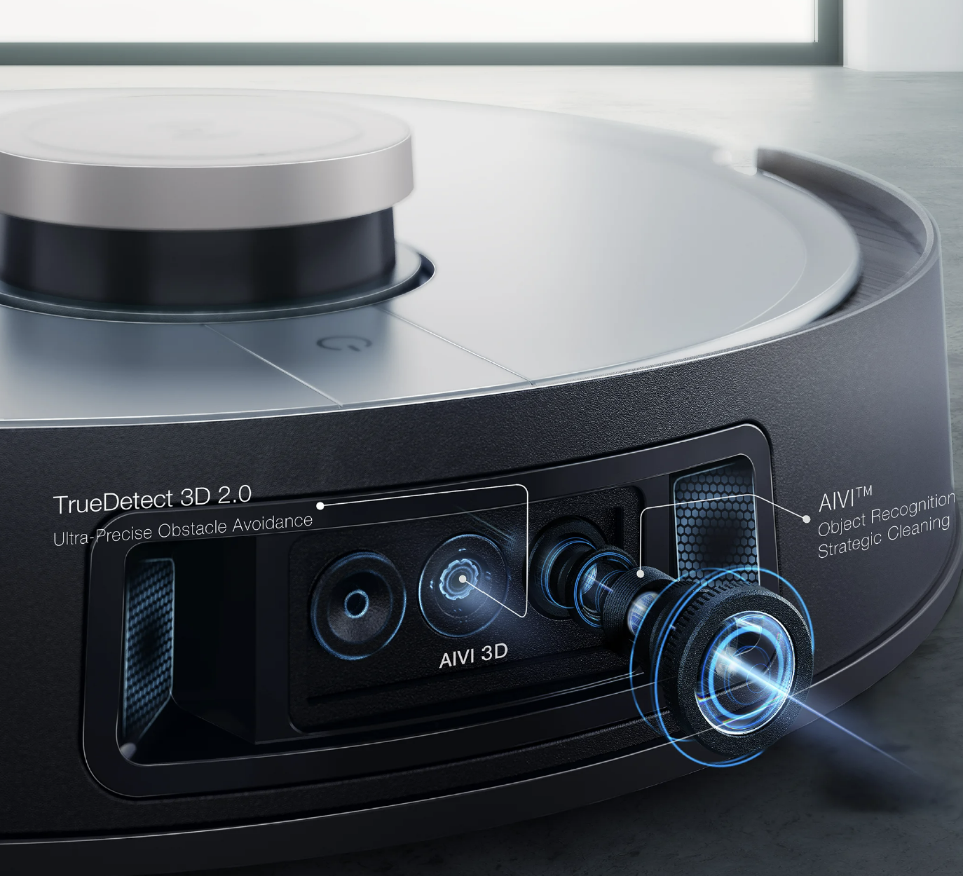 Robot Hút Bụi Lau Nhà Ecovacs T30 Omni Xòe Giẻ 11.000 Pa, Kháng Khuẩn Ion Bạc - Hàng Chính Hãng