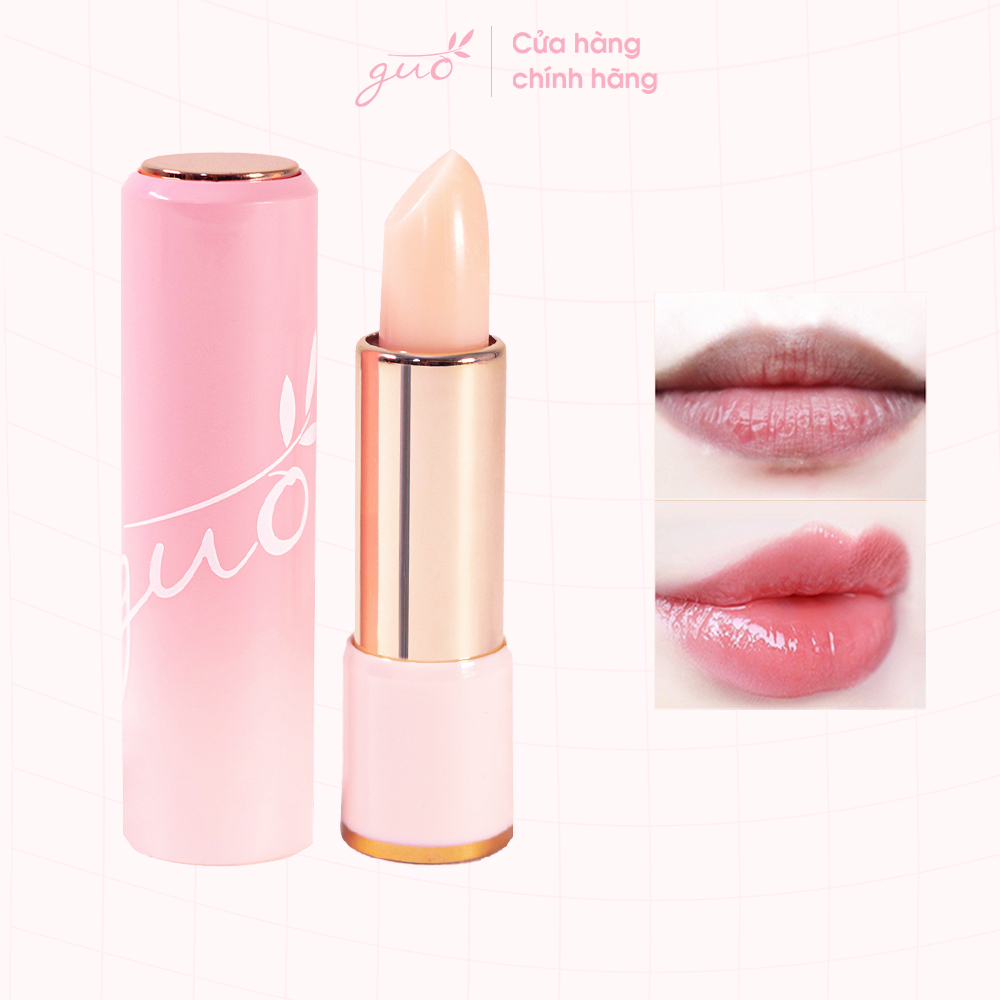 Son Dưỡng Hồng Dâu GUO 5gr - Rose Touch Lip Blam [Dưỡng môi căng mọng thiên nhiên]