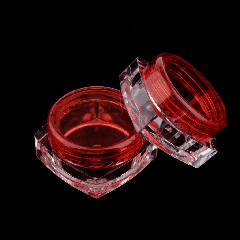 50x Sản Phẩm Trang điểm Tròn Rỗng Pot Pot Kem Du Lịch Hộp đựng Mỹ Phẩm 5g