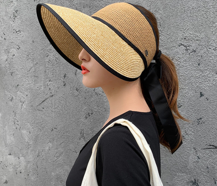 Mũ nón nửa đầu rộng vành chống nắng nữ phong cách Hàn mới nhất