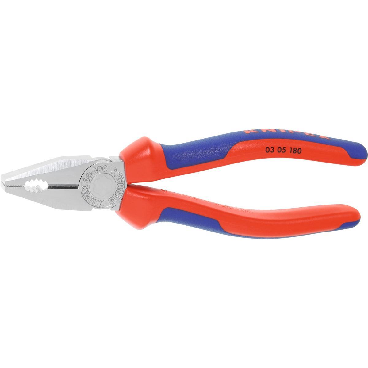 Kềm Đa Năng Knipex Mạ Chrome Với Tay Cầm Có Gờ 10mm 03 08 140 - Hàng Chính Hãng 100% từ Đức