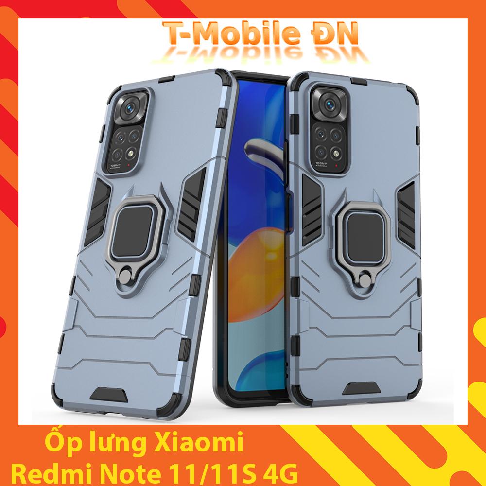 Ốp lưng cho Xiaomi Redmi Note 11 11s 4G iRON MAN IRING Nhựa PC cứng viền dẻo chống sốc