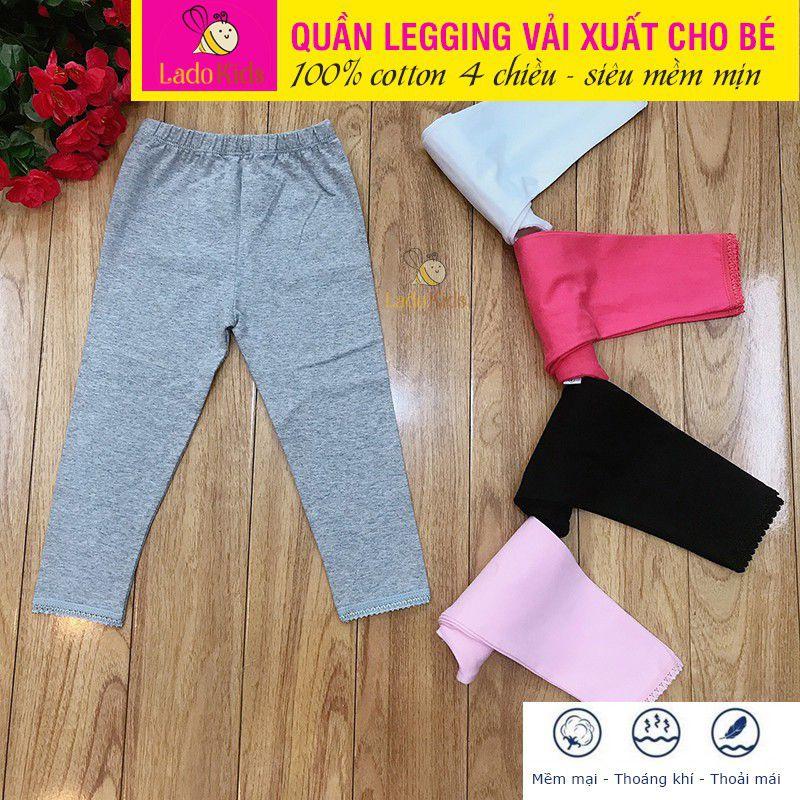 Quần Legging Dài Trơn Bé Gái (Có size 7-41kg) - Q27