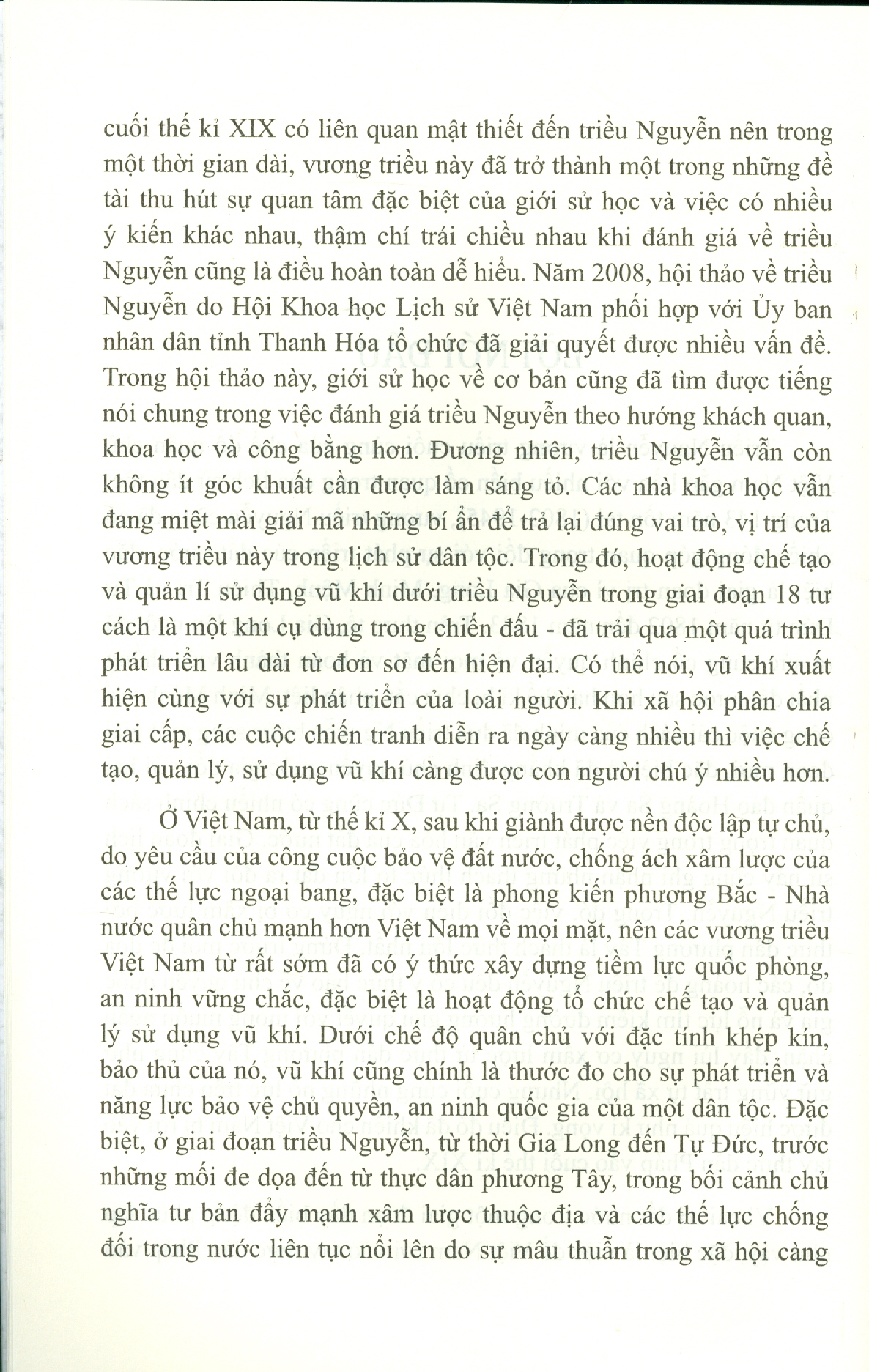 Hoạt Động Chế Tạo Và Quản Lý Sử Dụng Vu Khi Dưới Triều Nguyễn Giai Đoạn 1802-1883 (Sách chuyên khảo)