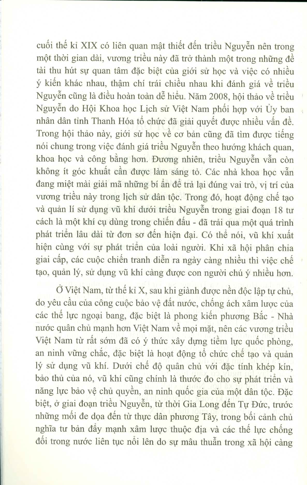 Hoạt Động Chế Tạo Và Quản Lý Sử Dụng Vu Khi Dưới Triều Nguyễn Giai Đoạn 1802-1883