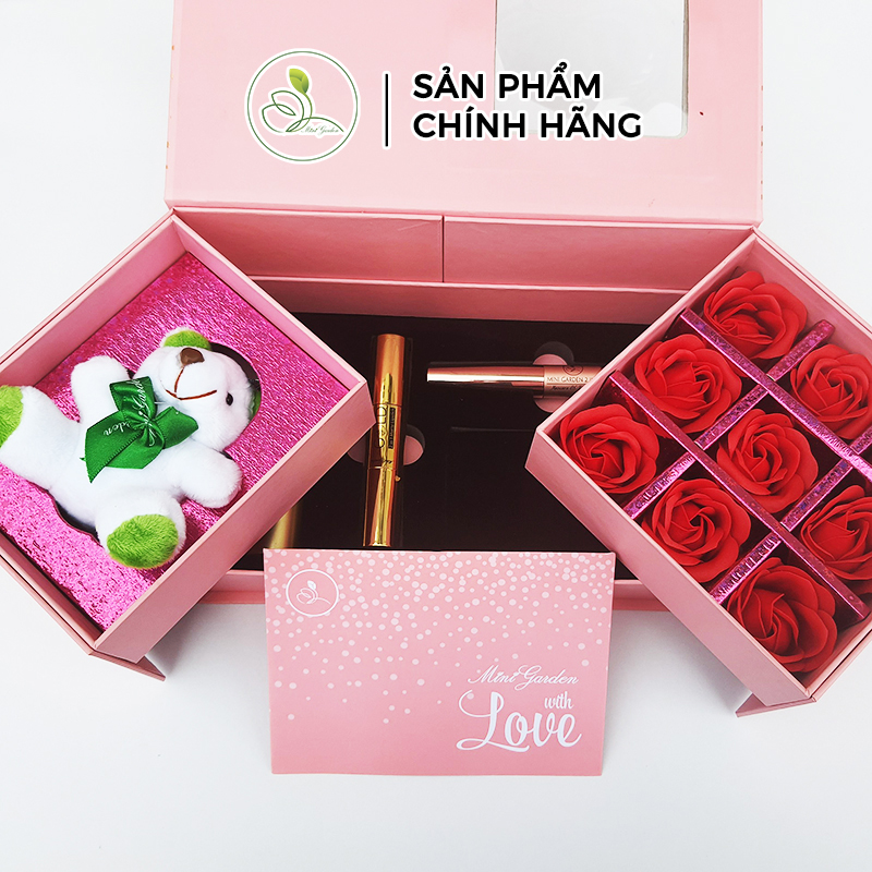 Set Quà Tặng Mini Garden Pink Rose Giftset - With Love Giftset Cực Xinh PV987