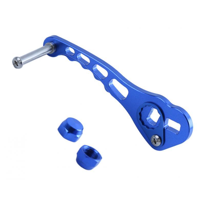 Fishing Spinning Reel Handle Metal Rocker Arm Reel Replacement Power Handle Grip, Optional Colors