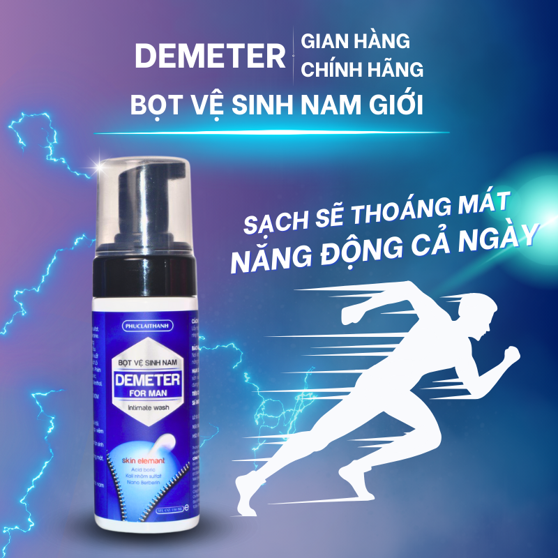 Bọt Vệ Sinh Nam Demeter chai 150ml