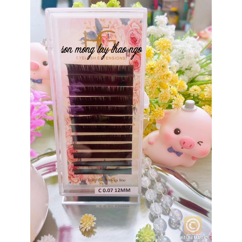 Lông Mi Nối Classic 0.9 0.10 0.11 0.12 0.13 HG Lông mi khay - Độ Cong C
