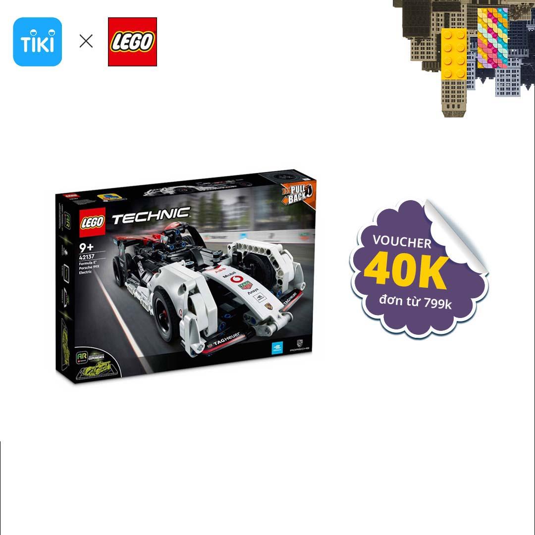 LEGO Technic 42137 Xe Formula E Porsche 99X Electric (422 chi tiết)