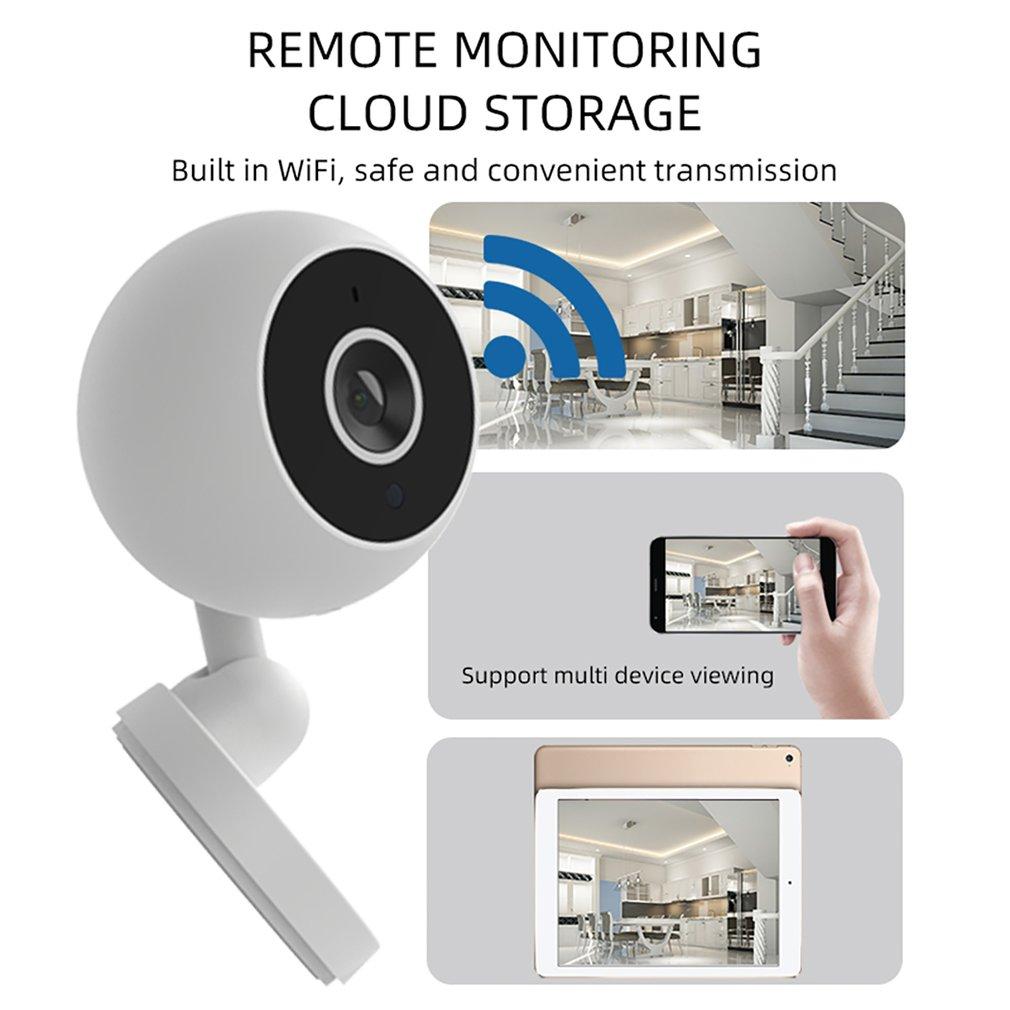 Camera IP Tuya Smart Home Camera giám sát không dây WiFi trong nhà Theo dõi tự động hai chiều An ninh gia đình Màn hình thú cưng cho bé Màu sắc: đen