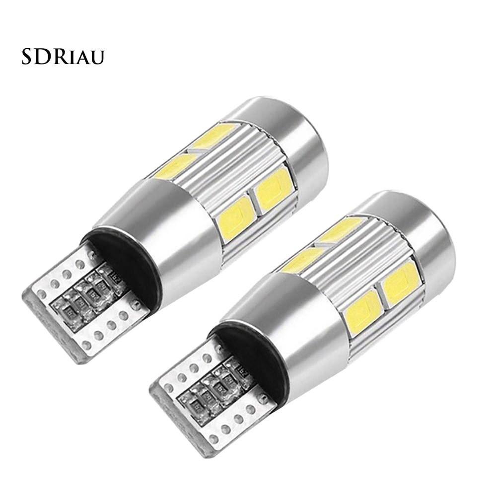 Set 2 đèn bóng LED T10 W5W 5630 cho ô tô