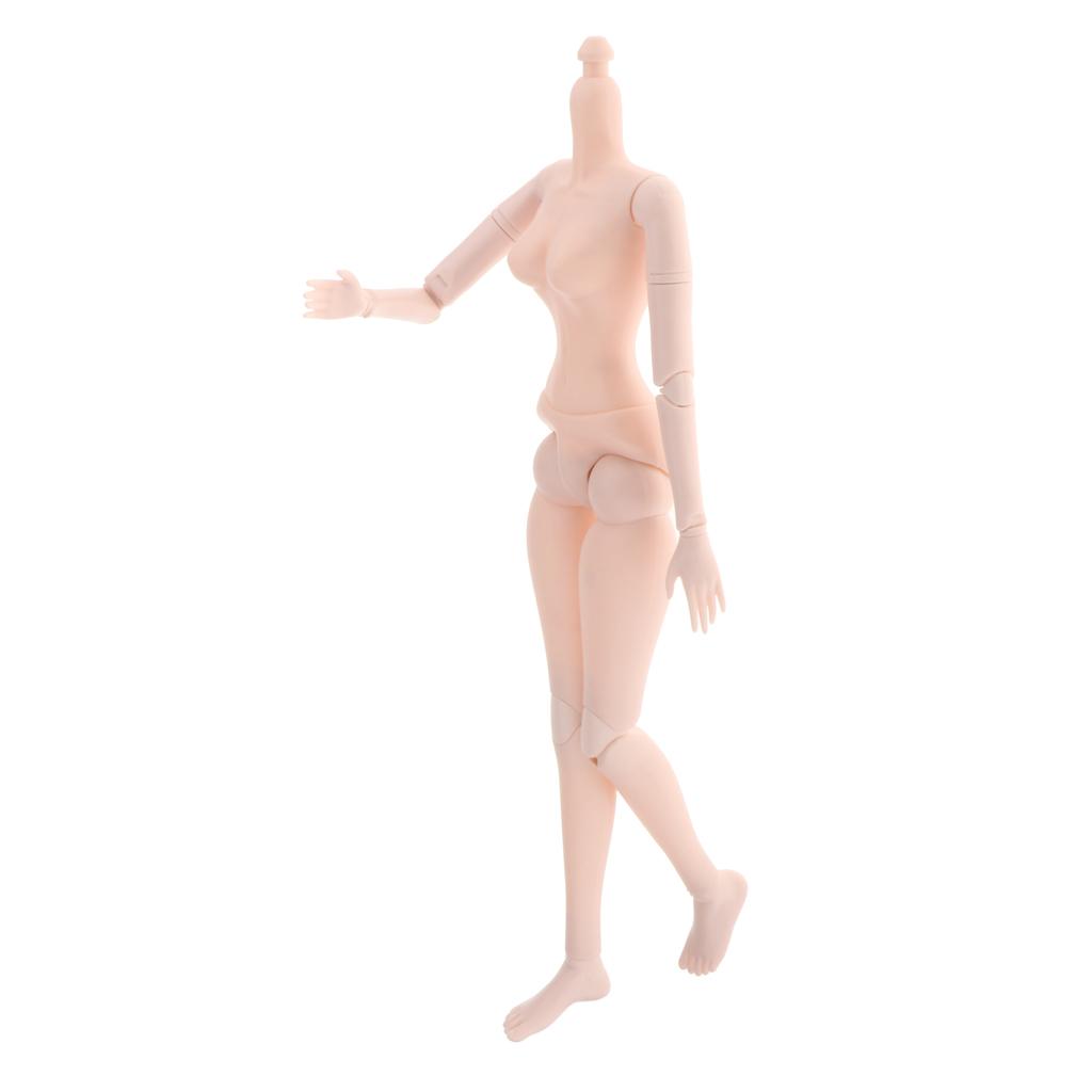 60cm 21 Joints Nude Body With Head For 1/3 BJD Doll Accessory Normal Skin