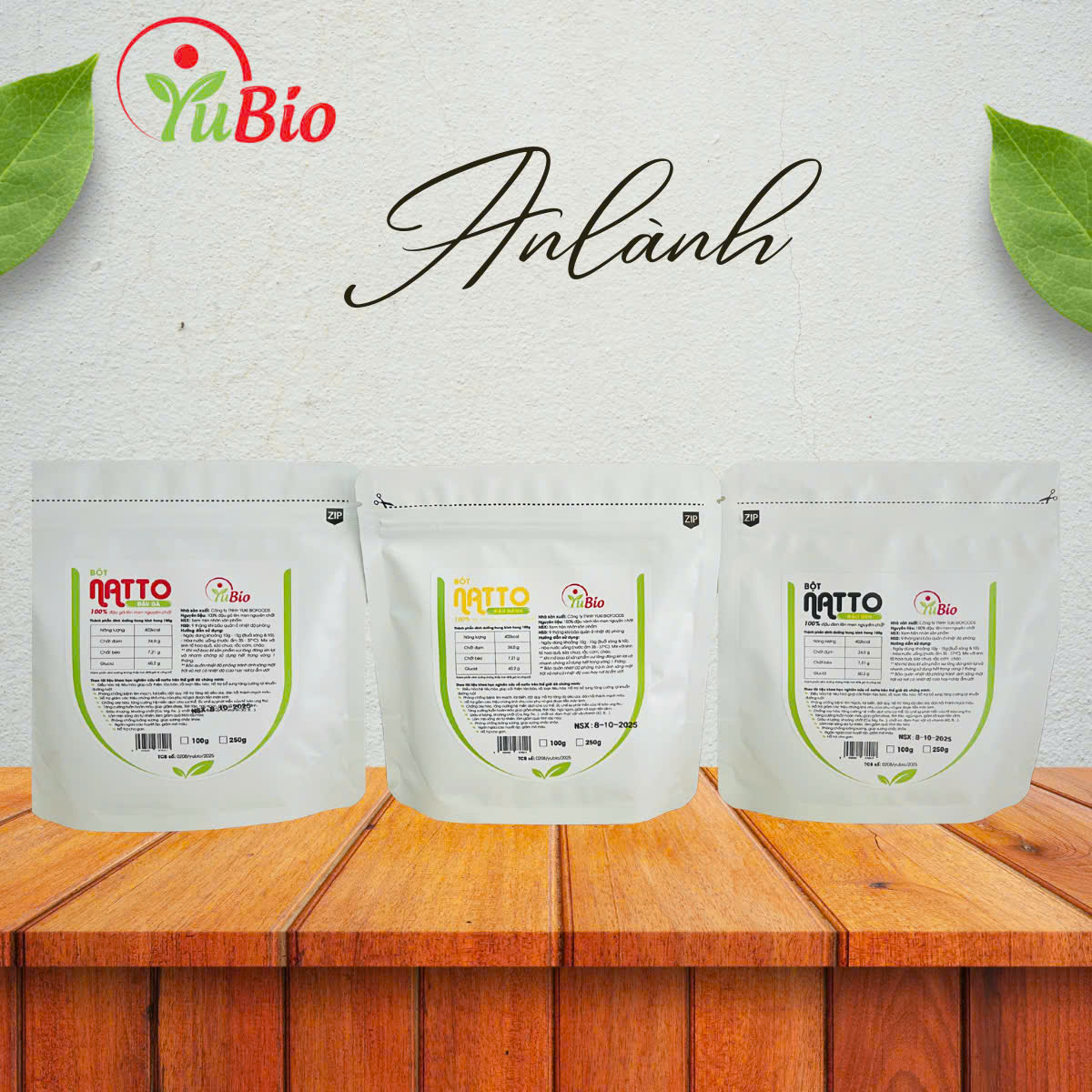 Bột NATTO ĐẬU NÀNH YUBIO 100G