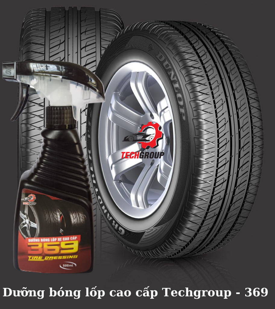 Dưỡng bóng lốp xe hơi cao cấp Techgroup 369