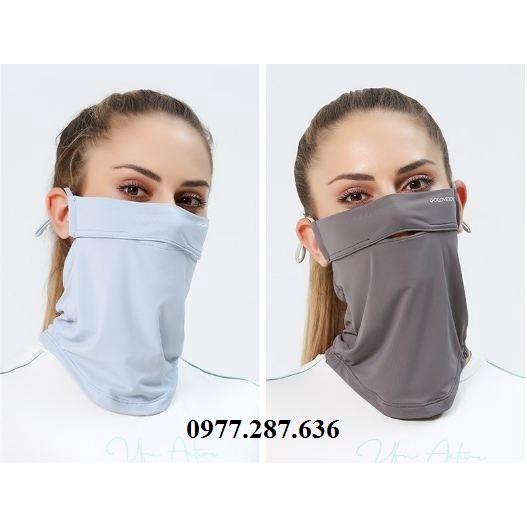 Khẩu trang golf Nữ chống nắng thời trang thoáng khí chính hãng Golovejoy KT051