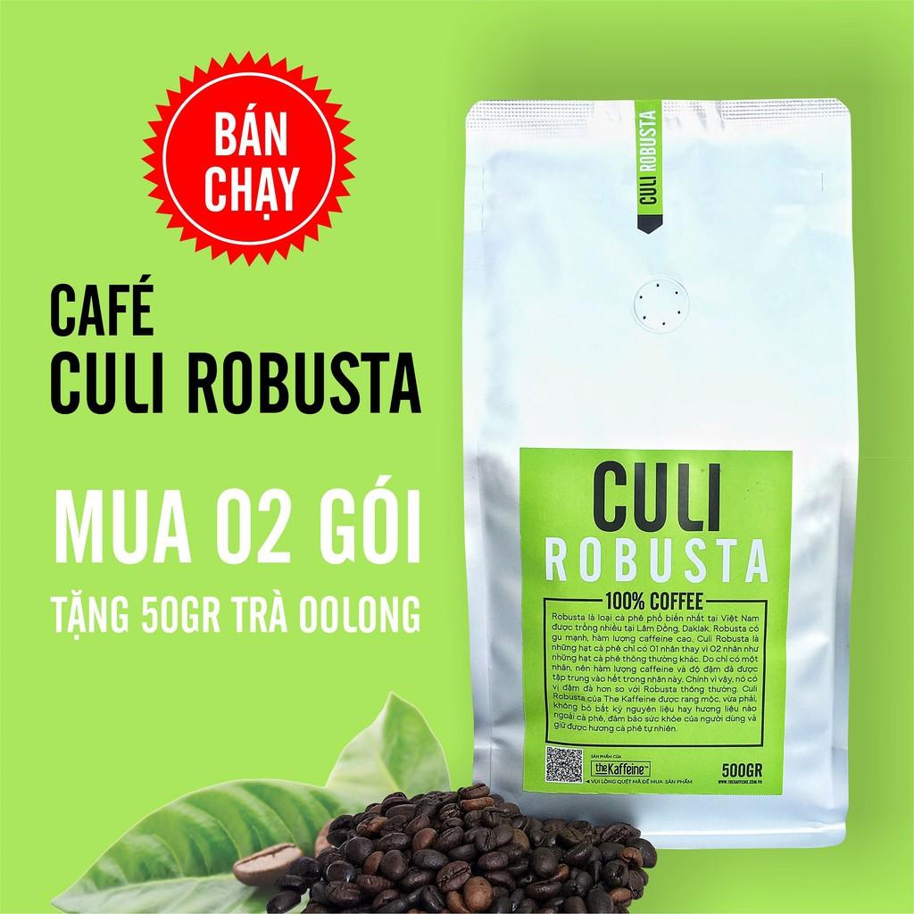 Combo Trà Sakura 100g Cafe Culi Robusta 500g